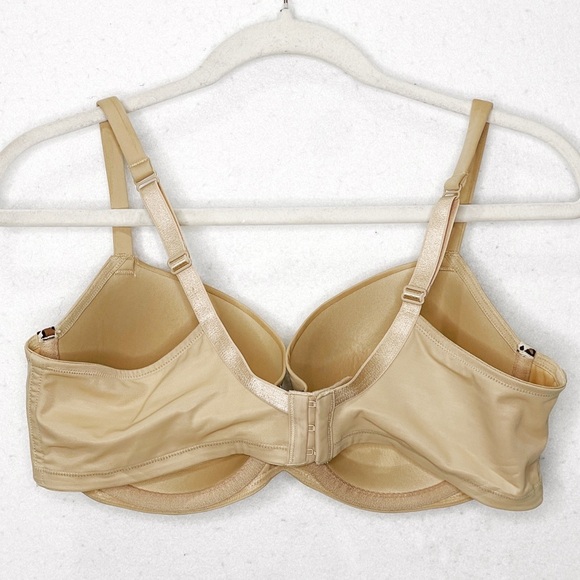 Cacique Nude Leopard Print Underwire Lightly Padded Bra 40D - Picture 2 of 6